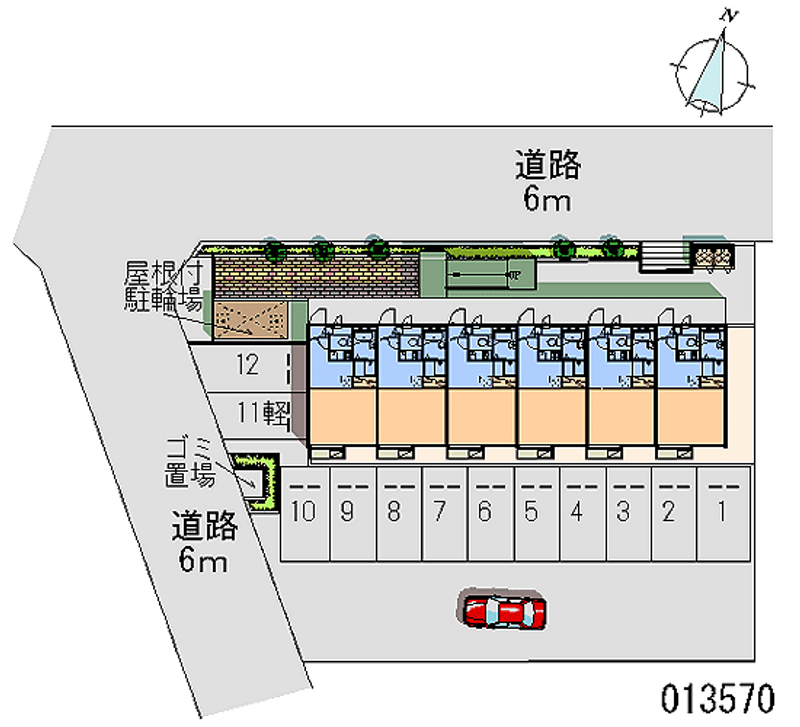 レオパレスオオサワ 月極駐車場