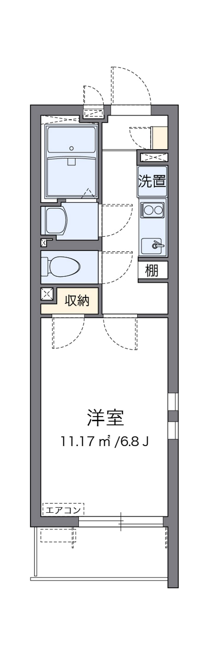 クレイノやまぼうし 間取図