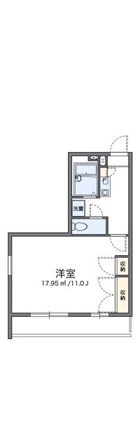 レオパレスラフォーレ二日市 間取り図