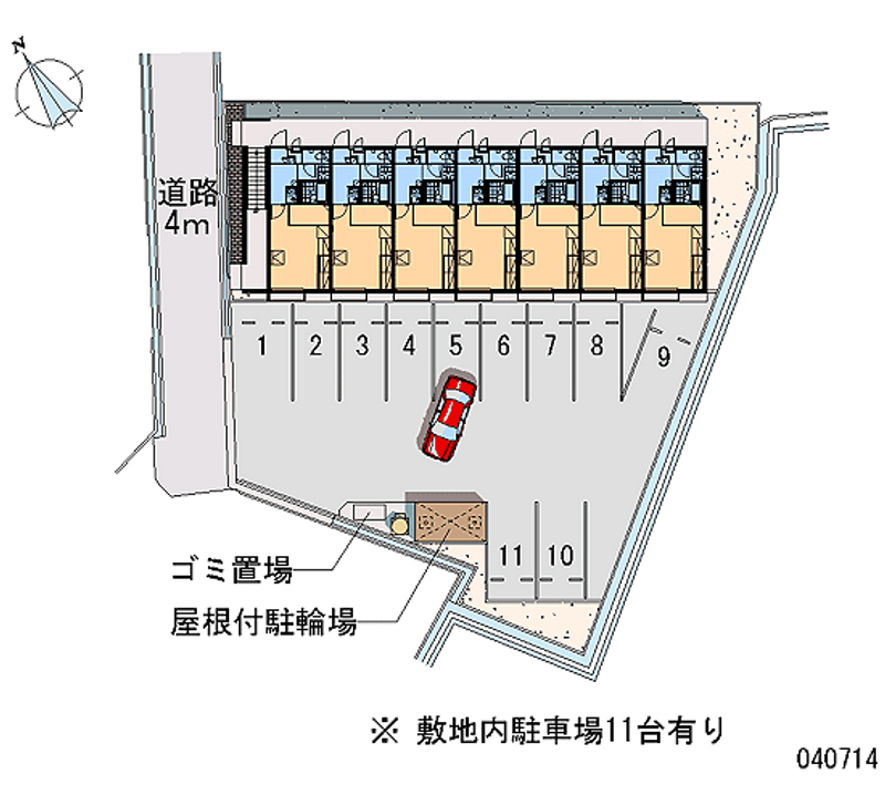 40714 Monthly parking lot