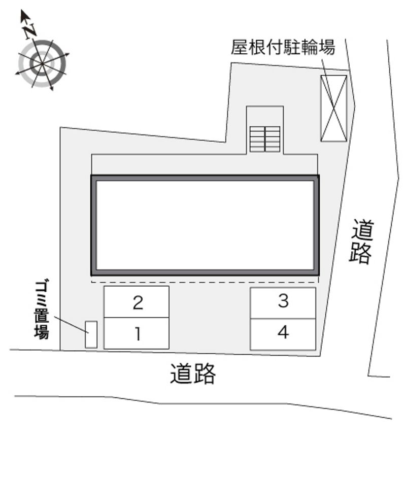 レオパレスＪｕｐｉｔｅｒ 配置図