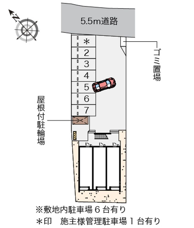 クレイノコンチェルト下条 配置図