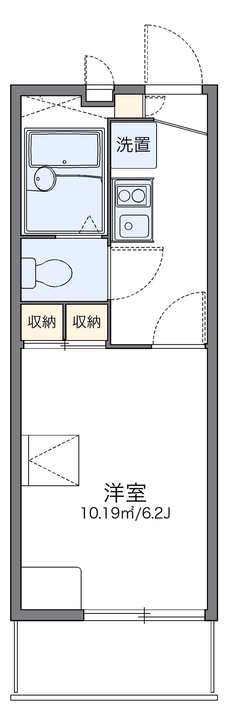 レオパレスドマーニ 間取り