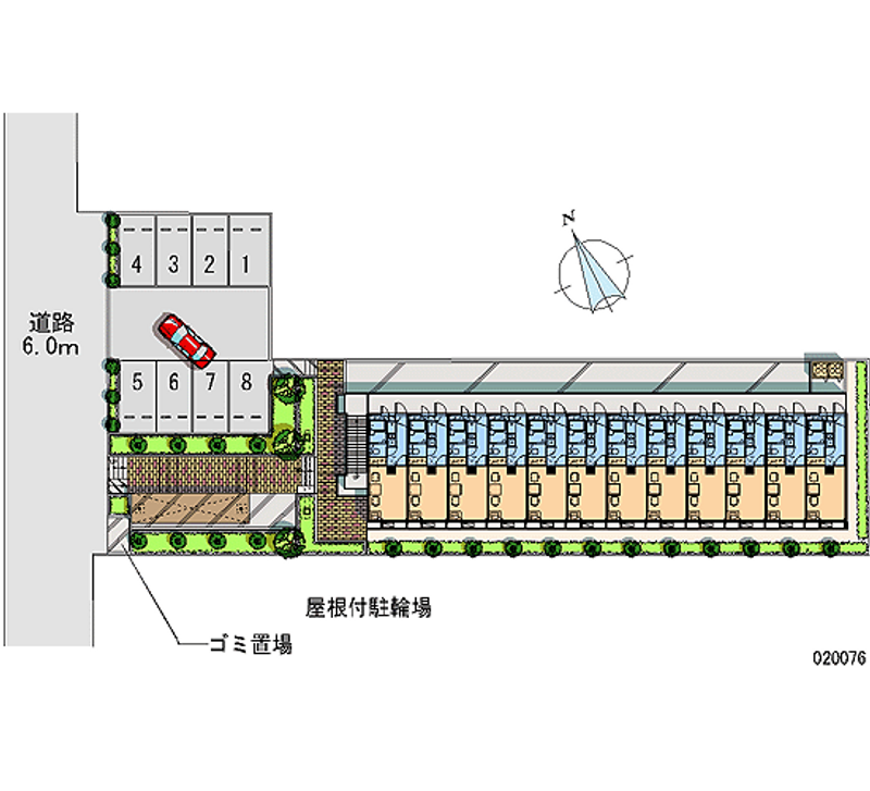 20076 bãi đậu xe hàng tháng