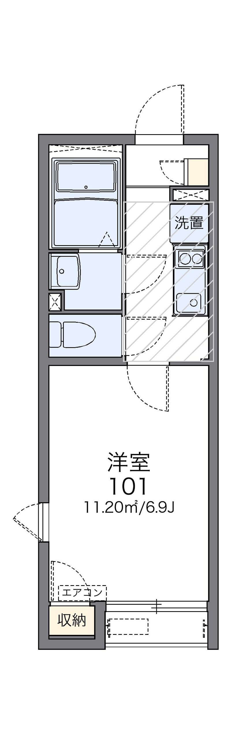 レオネクストフォレスト壱番館 間取図