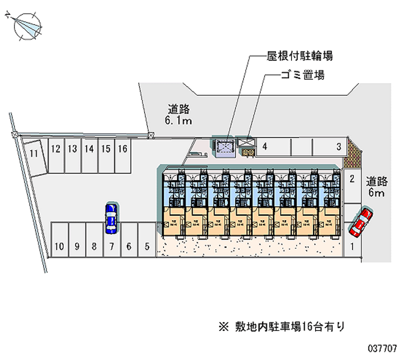 37707月租停车场