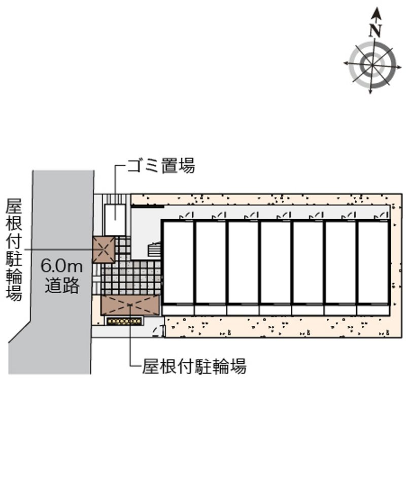 クレイノサンライズⅢ 配置図