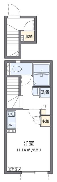 クレイノアオキハイツ 間取り図