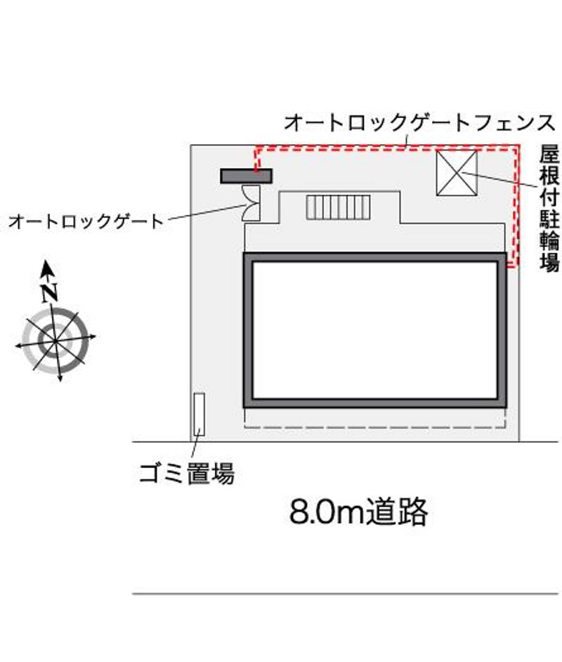 レオパレス宮坂 配置図