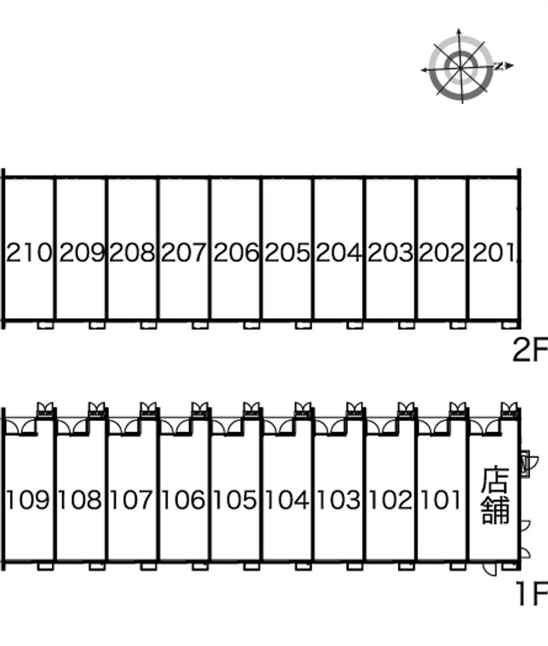 レオネクストモルゲンソンネ 間取り配置図