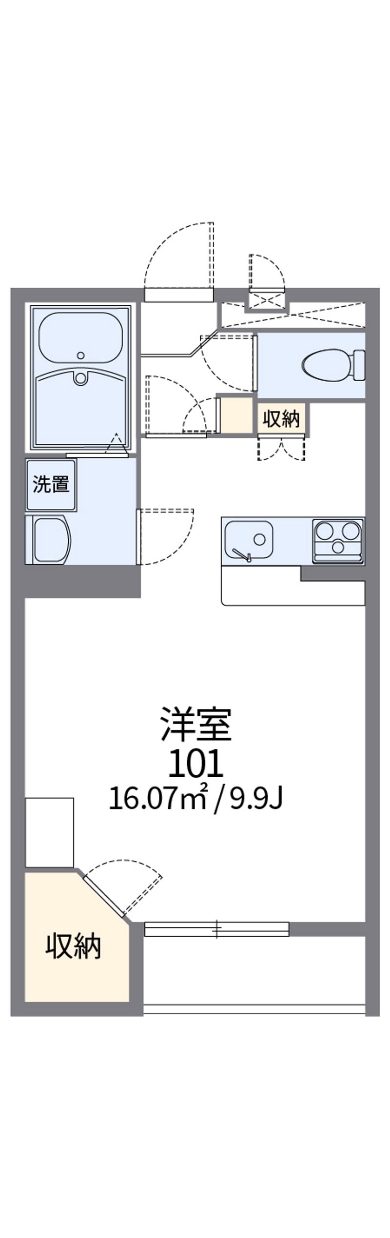 レオパレス檀田Ｃ 間取図