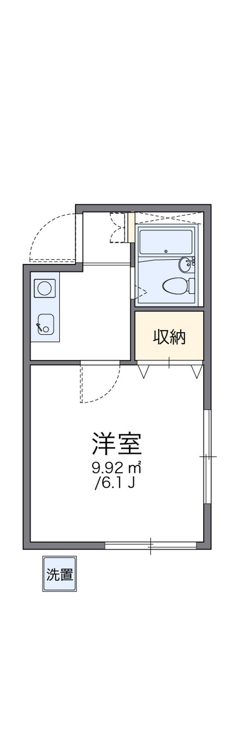leopalace Suminodo Dai2 Floor plan