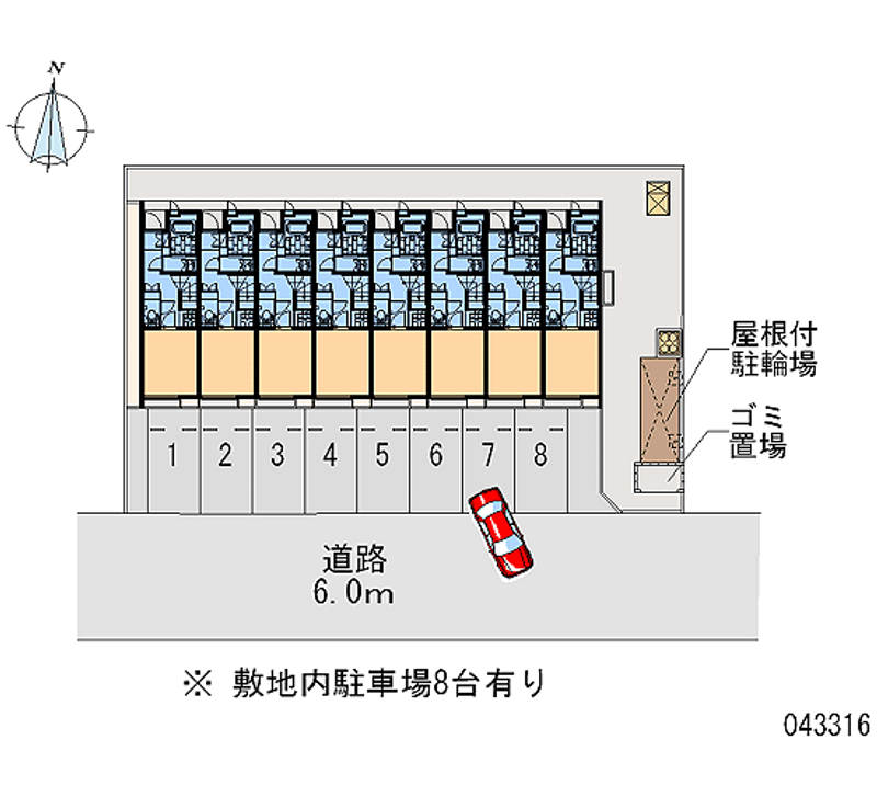 43316 Monthly parking lot