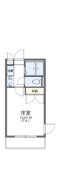 レオパレス西宮北弐番館 間取り図