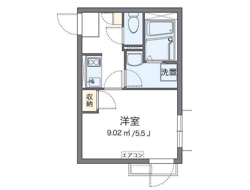 クレイノニューセイワハイツ 間取図