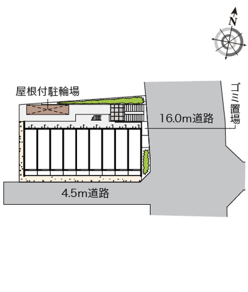クレイノＭＩＲＡＩ 配置図