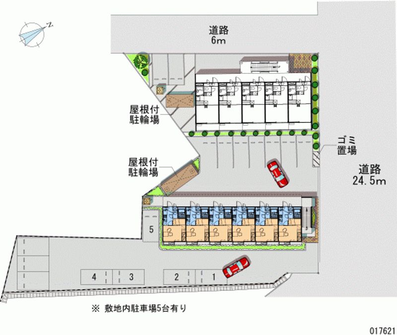 レオパレスエスト長府 月極駐車場