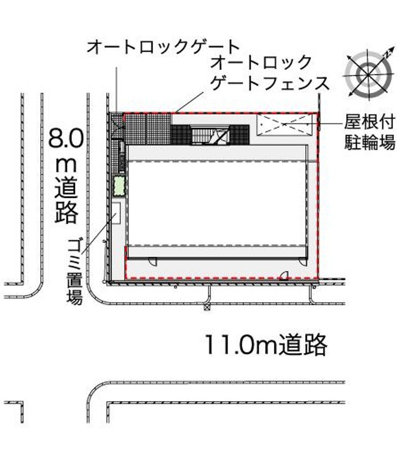 レオパレスＬｅａｆ 配置図