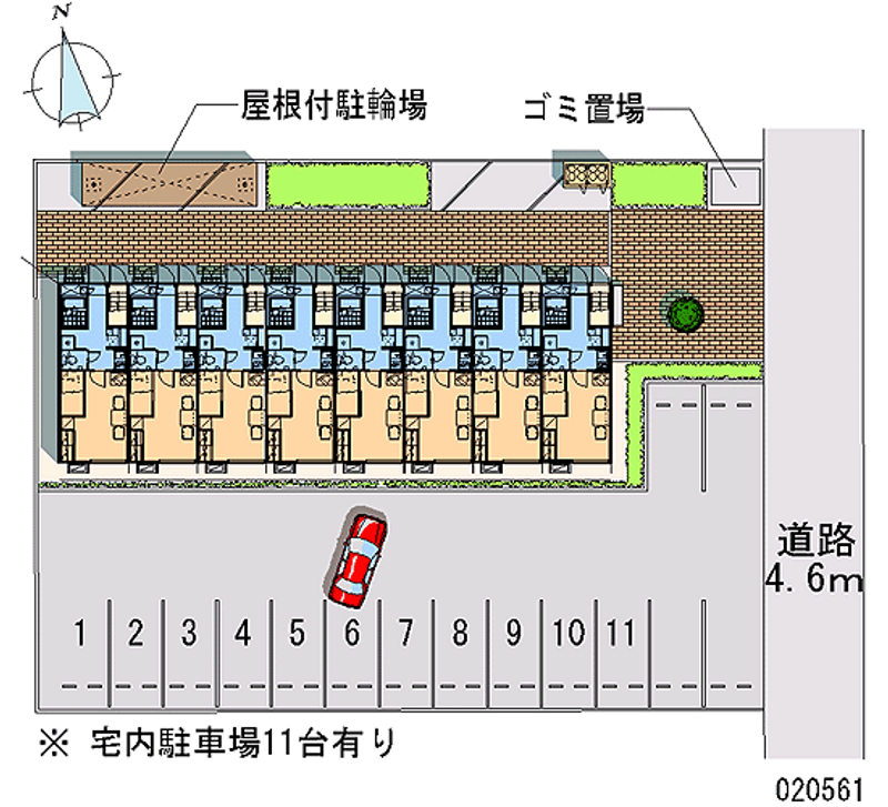 20561 Monthly parking lot