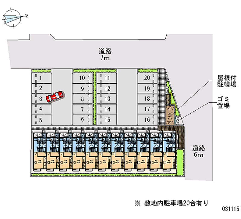 31115 Monthly parking lot