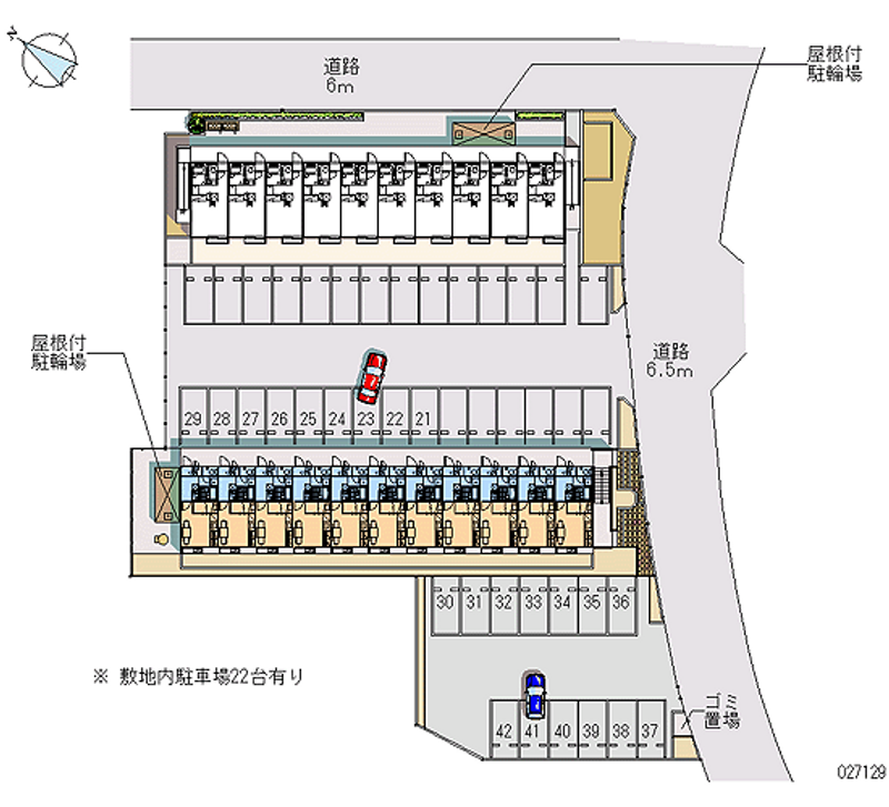 27129月租停车场