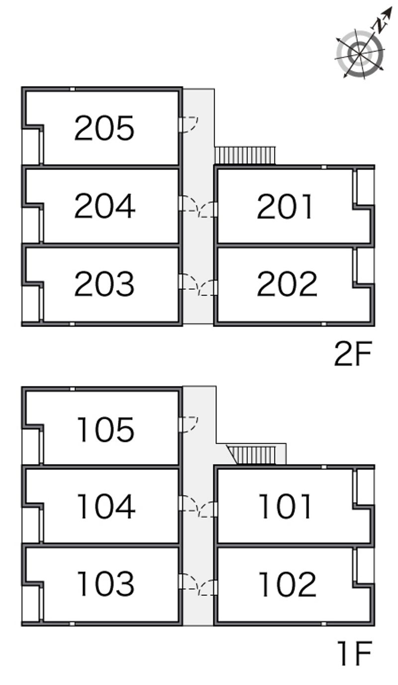 レオネクストエルデ古田 間取配置図