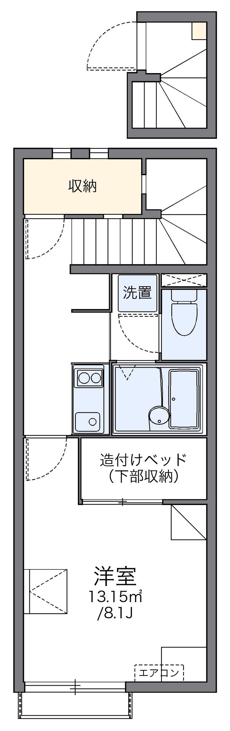 レオネクスト元植田Ｅａｓｔ 間取図