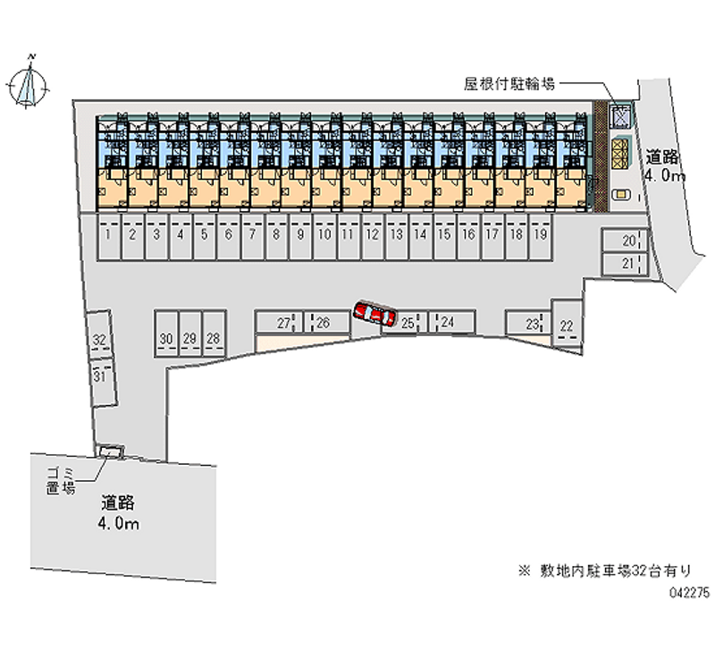 レオネクスト福宮 月極駐車場