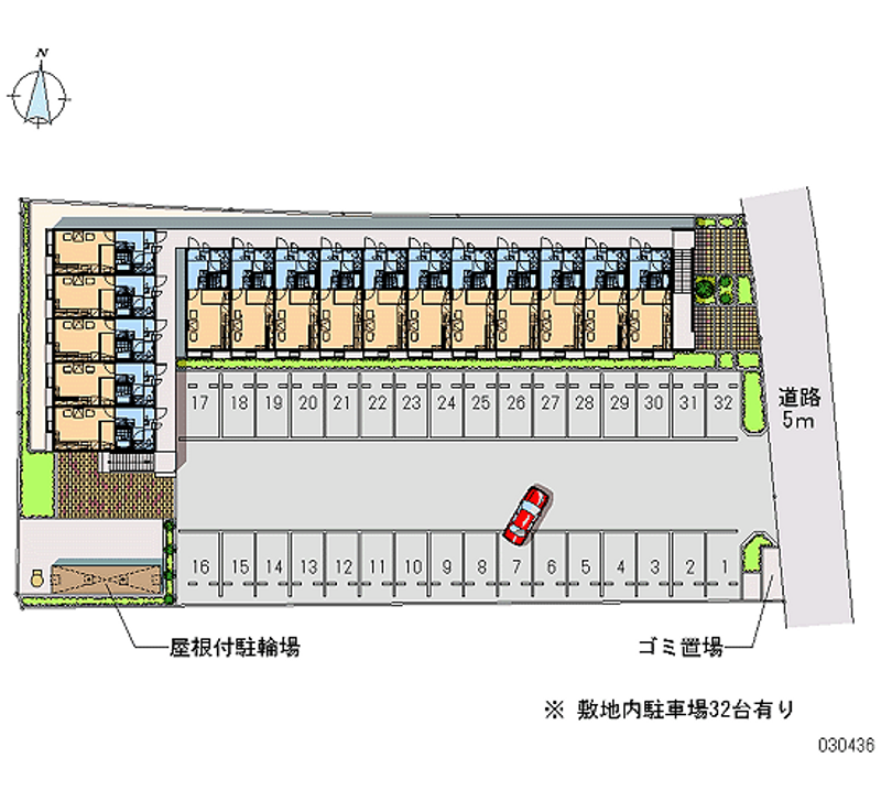 30436 Monthly parking lot