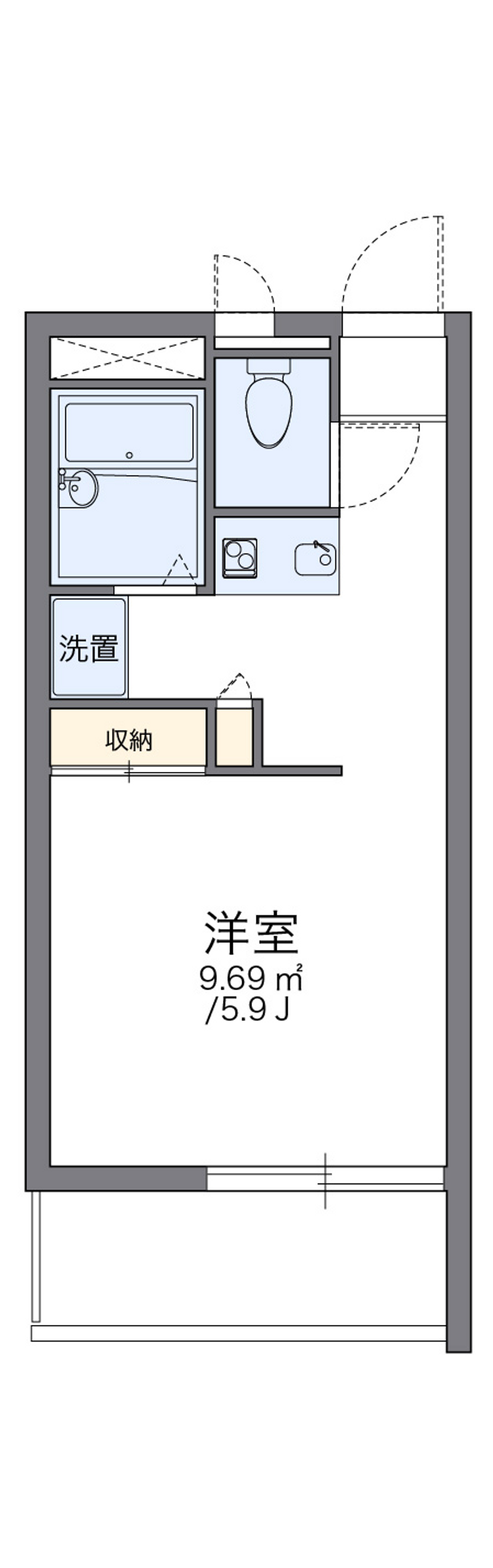 leopalace Minori Building II Floor plan
