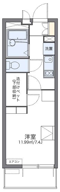 レオパレスＴＮ参番館 間取り図