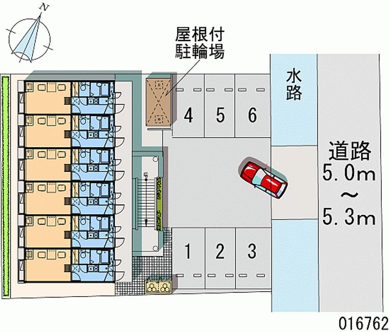 レオパレスロジュマン　デュオ 月極駐車場