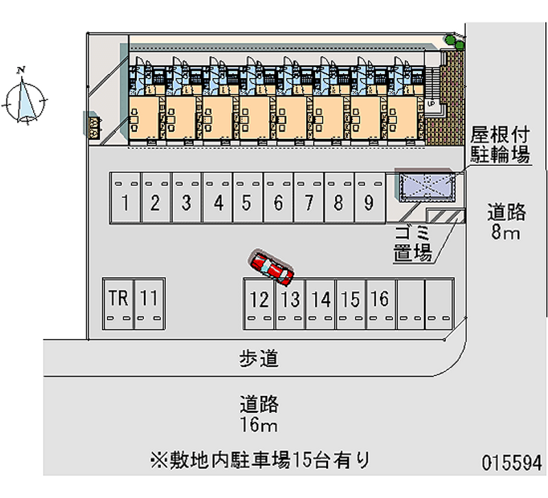 15594 Monthly parking lot