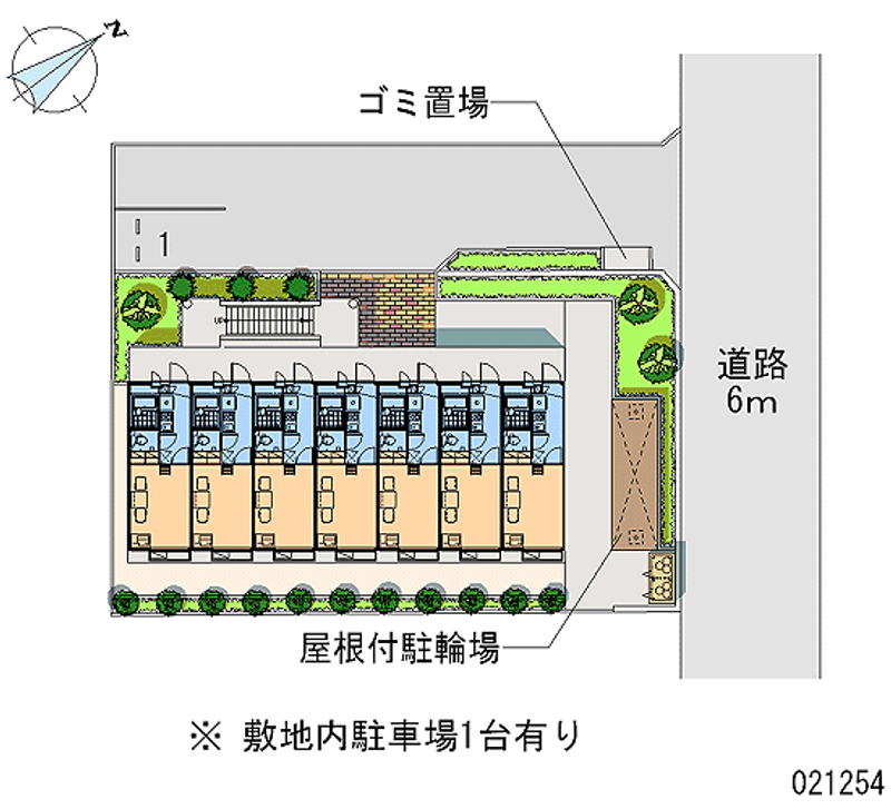 レオパレスフレア 区画図