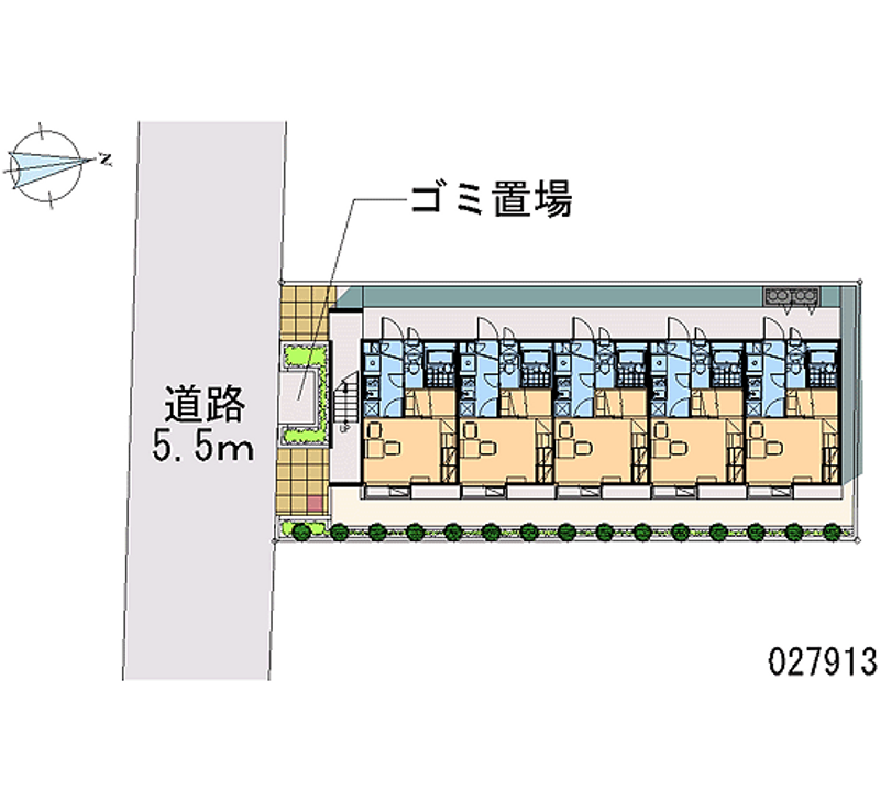 レオパレスロビン 区画図