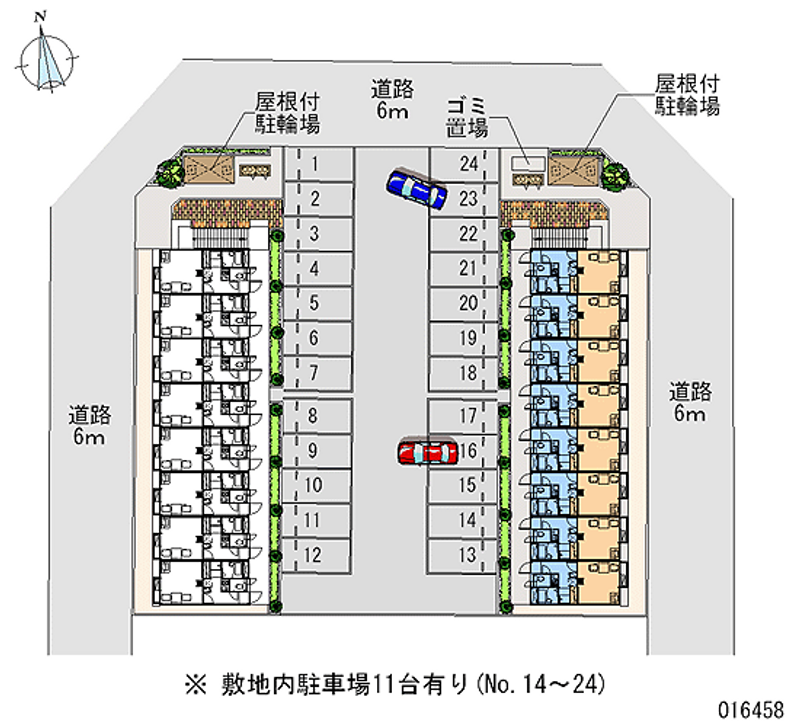 16458 bãi đậu xe hàng tháng