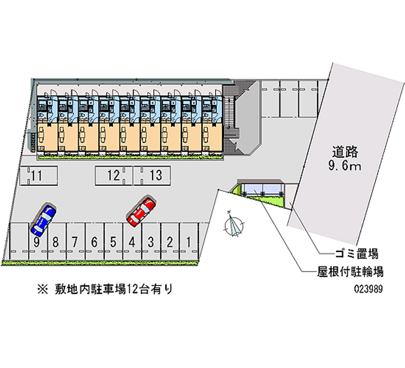 レオパレスＬｕｃｅ深谷原 月極駐車場