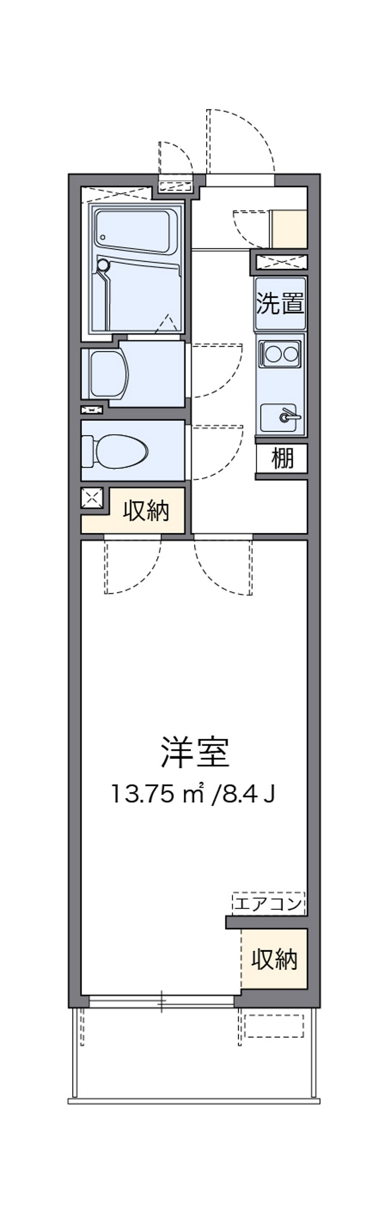 クレイノＲｉｖｅｒ　ｃｉｔｙ 間取り