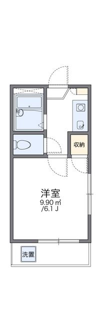 レオパレス新居浜Ｂ 間取り図