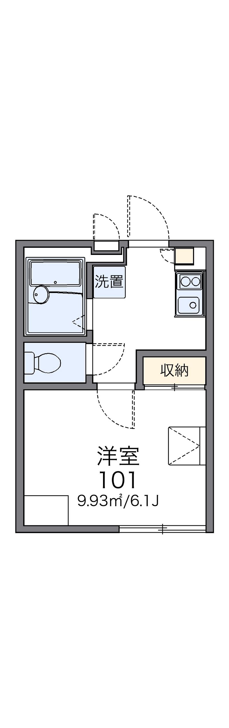 レオパレスＩＳＯ 間取図