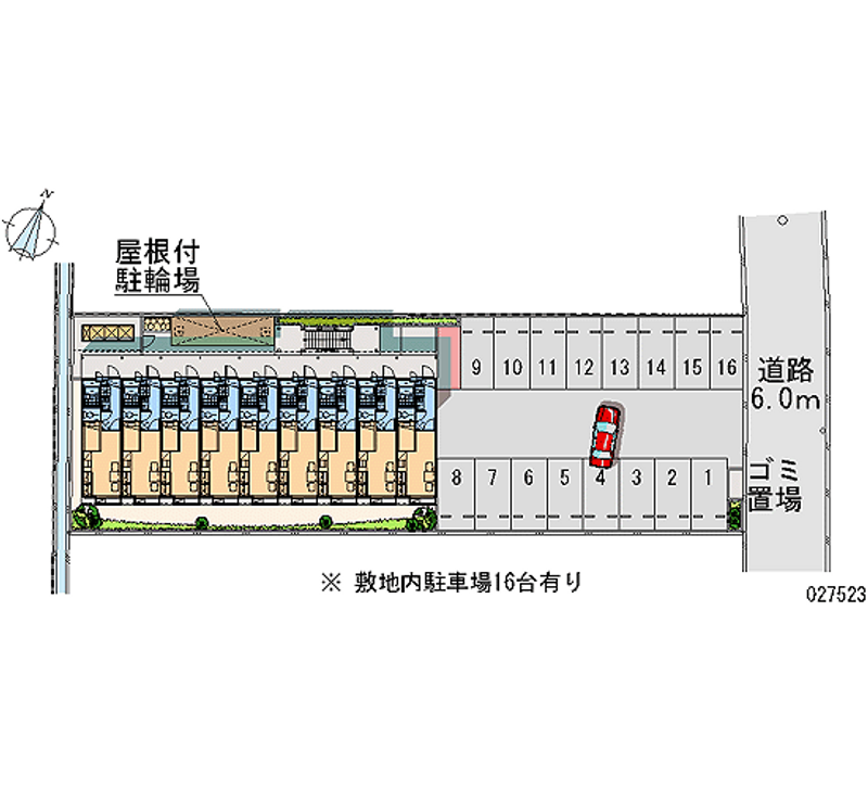 レオパレス西浜 月極駐車場