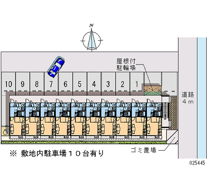 25445月租停車場