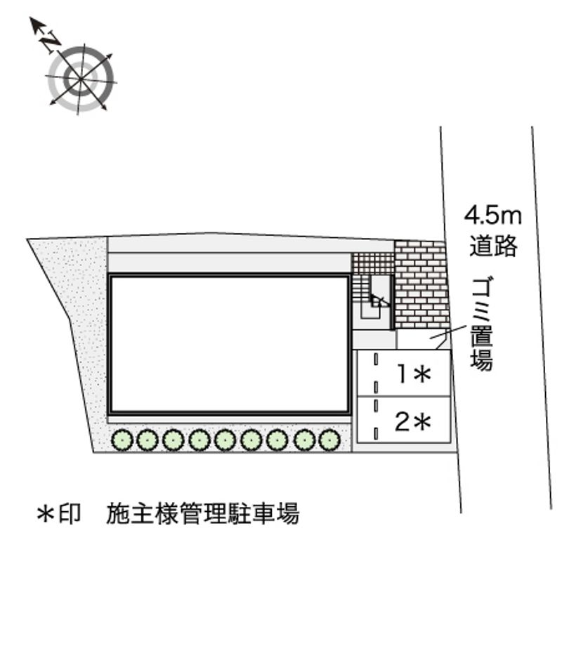 レオパレスジークス 配置図