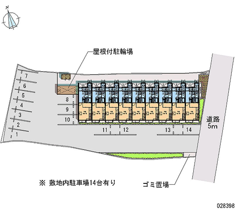 28398 Monthly parking lot