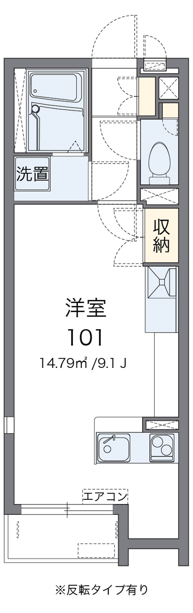 ミランダＫＵＲＯＳＵＮＡ 間取図