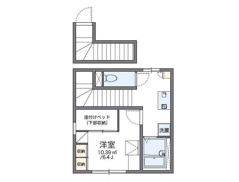 レオパレスメープル 間取り