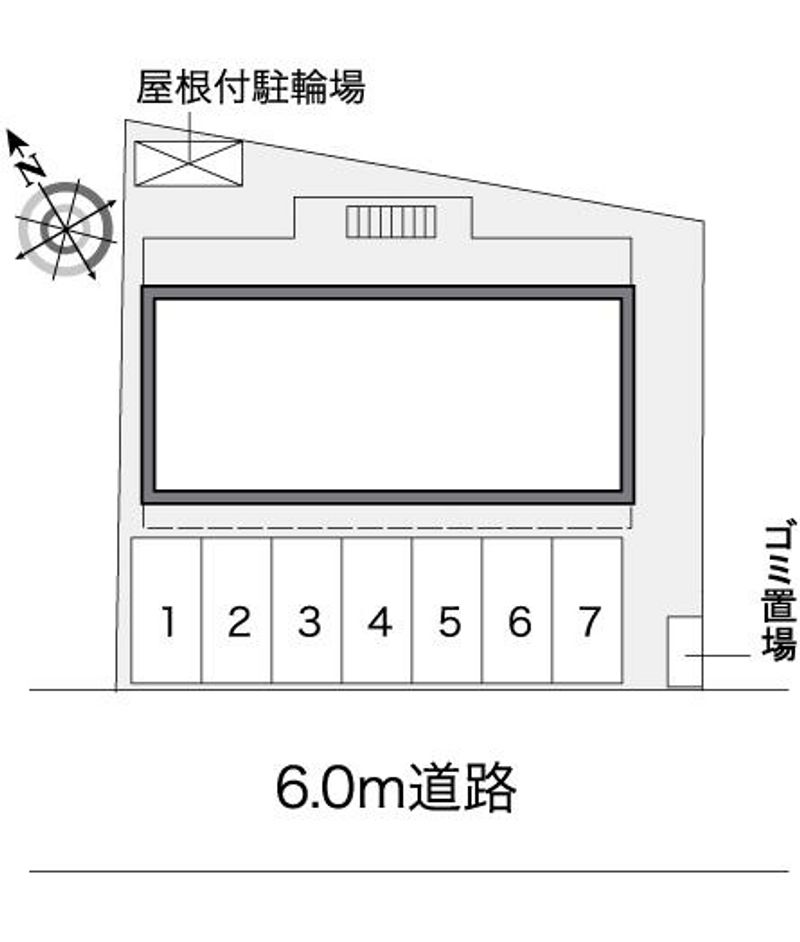 レオパレス山王パーク 配置図