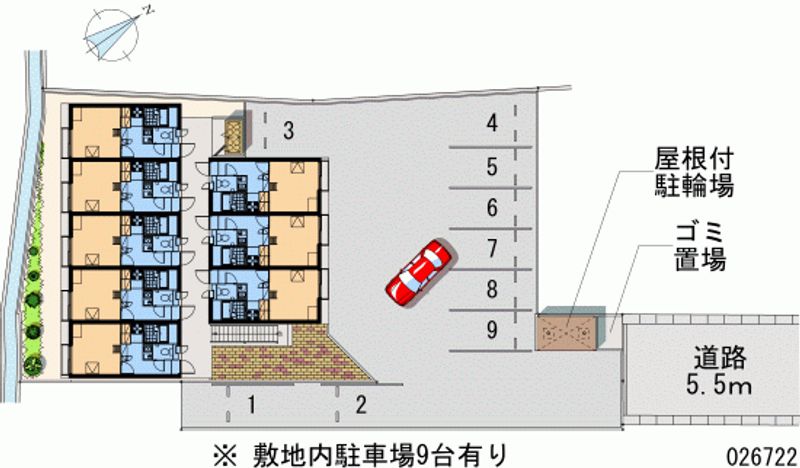 レオパレスコンフォール 月極駐車場