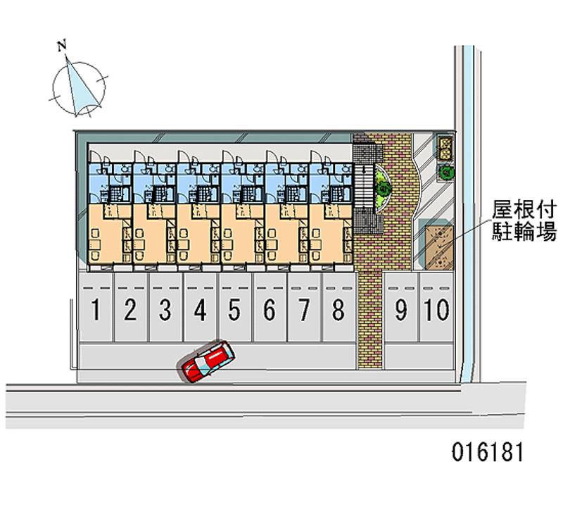 レオパレスさくら 月極駐車場