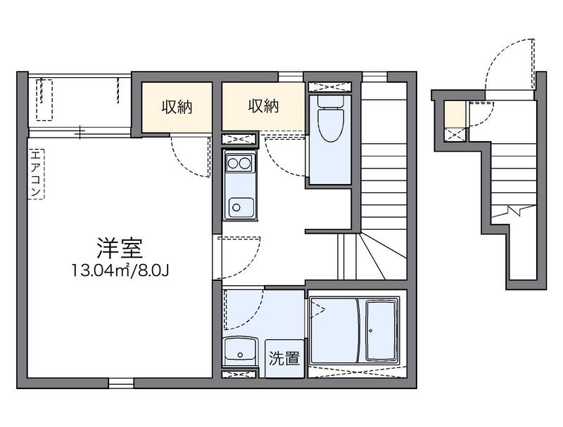レオネクストＧｒａｃｅ 間取図